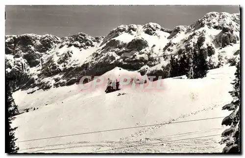 Ansichtskarte AK Villard de Lans Vu des pistes de la Cote 2000 le Telepherique domine par les aretes du Rang des