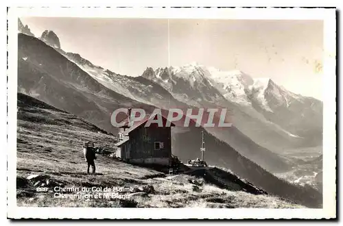 Cartes postales Chemin du Col de Balme