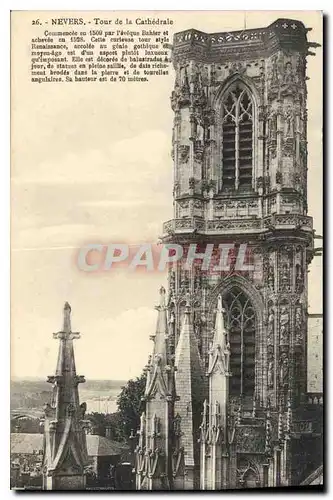 Cartes postales Nevers Tour de la Cathedrale