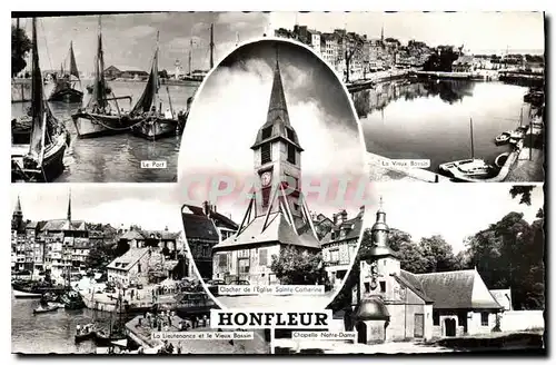 Cartes postales Honfleur Clocher de l'Eglise Sainte Catherine