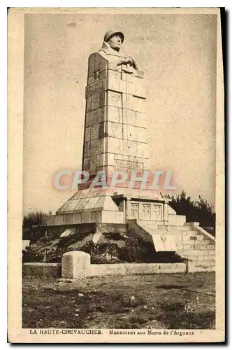 Ansichtskarte AK Le Haute Chevauchee Monument aux Morts de l'Argonne