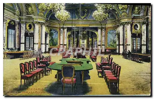 Cartes postales Monte Carlo Salle de deux La Roulette