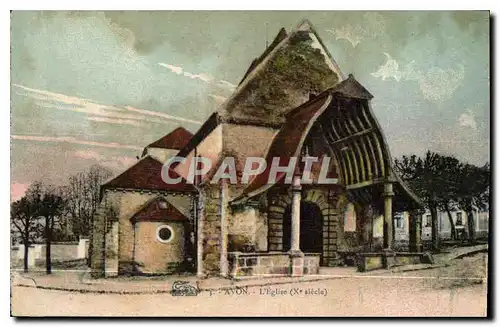 Cartes postales Avon L'Eglise