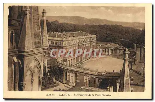 Ansichtskarte AK Nancy L'Hemicycle de la Place Carriere