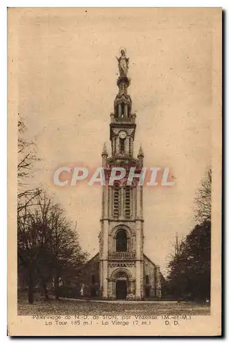 Cartes postales Pelerinage de ND de Sion par Vezelise M et M