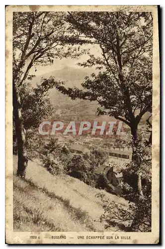 Cartes postales Bussang Une Echappee sur la Ville