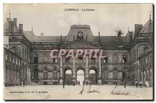 Cartes postales Luneville Le Chateau