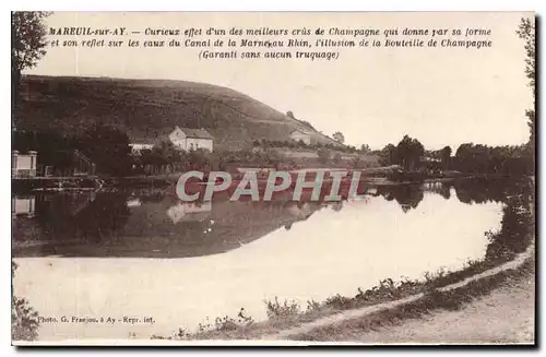 Cartes postales Mareuil sur Ay Curieux effet d'un des meilleurs crus de Champagne