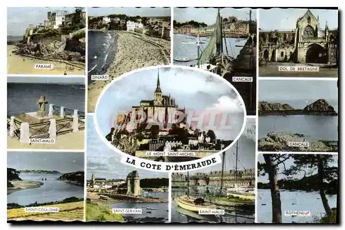 Cartes postales La Cote d'Emeraude Le Mont Saint Michel