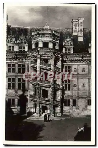 Cartes postales Blois Loir et Cher Le Chateau escalier Francois