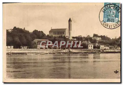 Cartes postales Blois Vue veers la nouvelle Eglise de Notre Dame de la Trinite