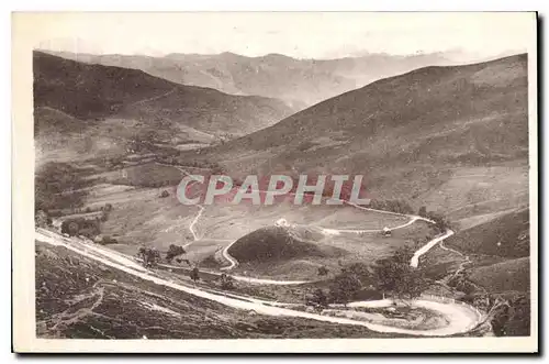 Ansichtskarte AK Luchon Col de Peyresourde les lacets