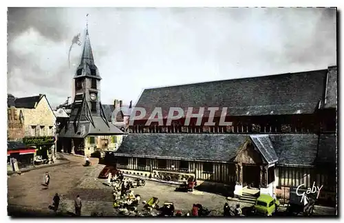 Ansichtskarte AK Honfleur Calvados Eglise et Clocher Sainte Catherine