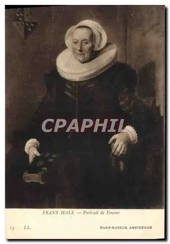Cartes postales Rijks Museum Amsterdam Frans Hals Portrait de Femme