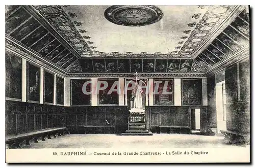 Cartes postales Dauphine Couvent de la Grande Chartreuse La Salle du Chapitre