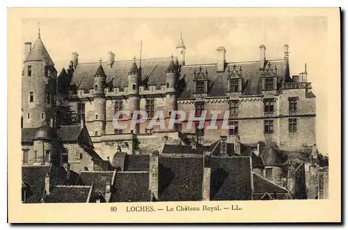 Cartes postales Loches Le Chateau Royal