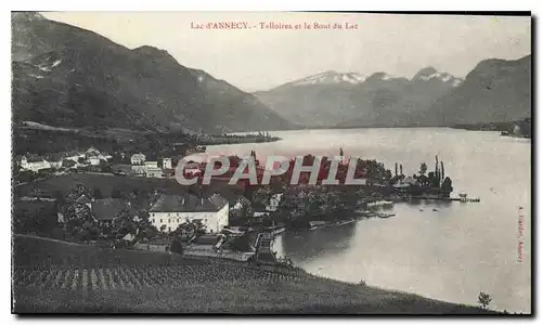 Cartes postales Lac d'Annecy Talloires et le Bont du Lac