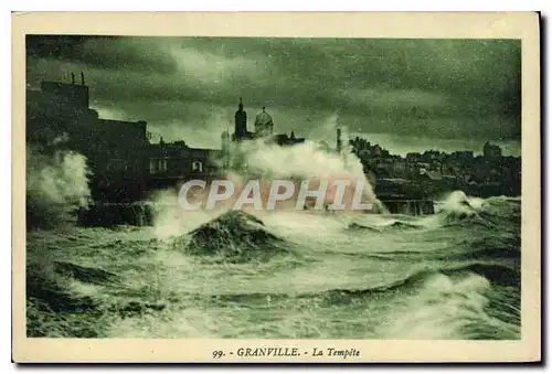 Cartes postales Granville La Tempete