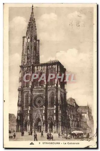 Cartes postales Strasbourg La Cathedrale
