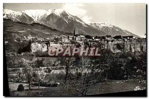 Cartes postales Embrun vu des bords de la Durance Tete de l'Hivernet et le Solleile Boeuf