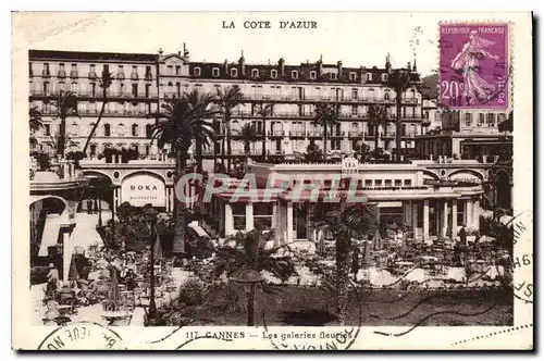 Cartes postales Cannes Les galeries fleuries