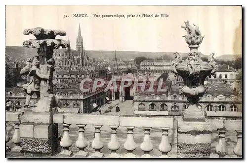 Ansichtskarte AK Nancy Vue panoramique prise de l'Hotel de Ville