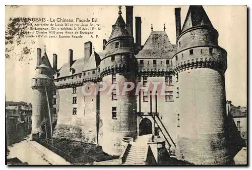 Ansichtskarte AK Langeais Le Chateau Facade Est