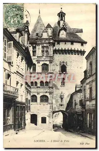 Cartes postales Loches L'Hotel de Ville