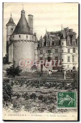 Ansichtskarte AK Chenonceaux Le Chateau La Facade Occidentale