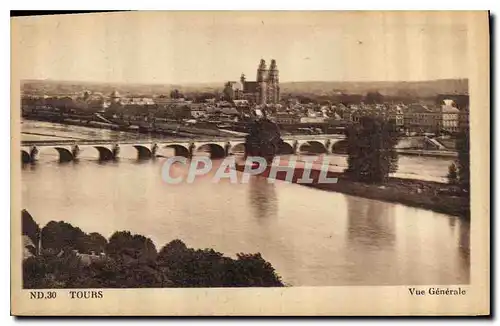 Cartes postales Tours Vue Generale