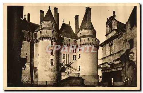 Ansichtskarte AK Langeais Indre et Loire L'entree du Chateau