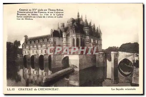 Ansichtskarte AK Chateau de Chenonceau La facade orientale