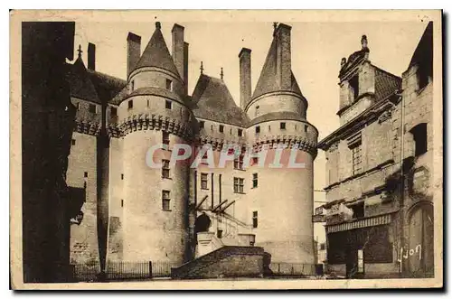 Ansichtskarte AK Langeais Indre et Loire L'Entree du Chateau