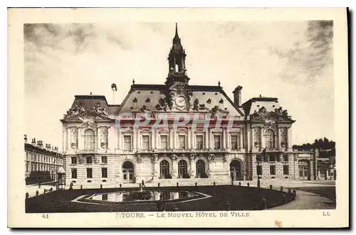 Cartes postales Tours Le Nouvel Hotel de Ville