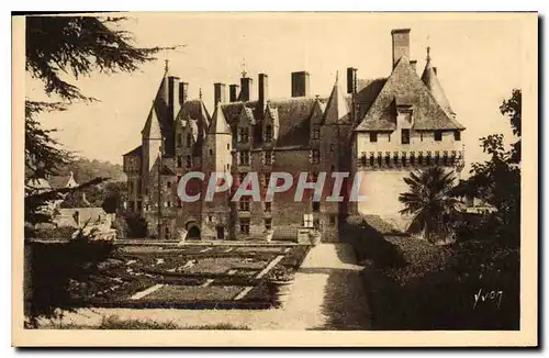 Cartes postales Langeais Indre et LOire Facade interieure du Chateau