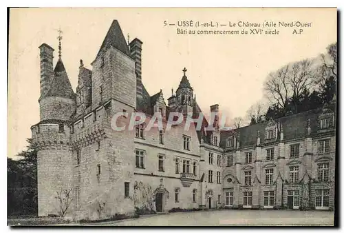 Ansichtskarte AK Usse Le Chateau Aile Nord Ouest