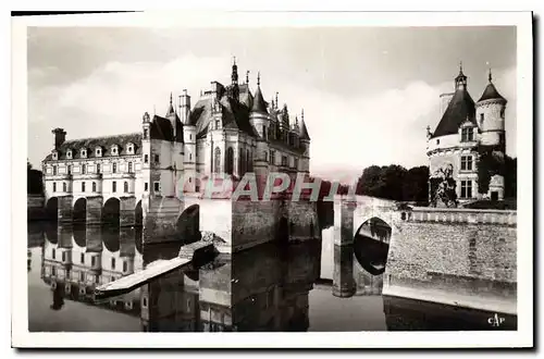 Cartes postales Chenonceau Le Chateau Facade Nord Est Tour des Marques