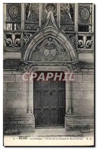 Cartes postales Blois Le Chateau Porte de la Chapelle Saint Calais