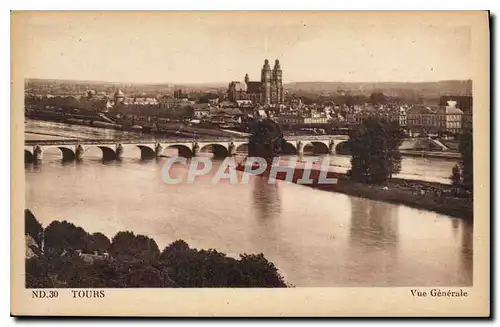 Cartes postales Tours Vue Generale