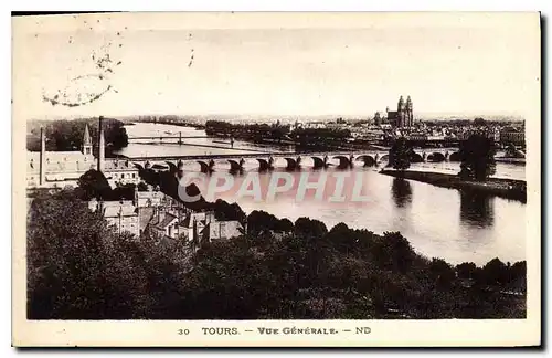 Cartes postales Tours Vue Generale