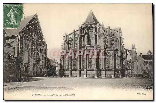 Cartes postales Tours Abside de la Cathedrale