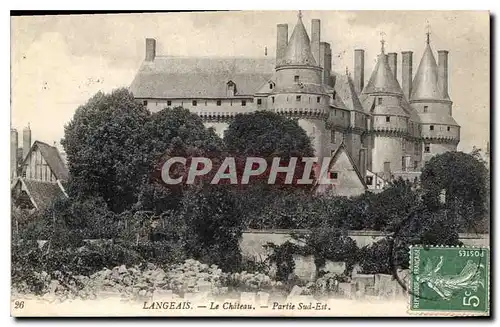 Cartes postales Langeais Le Chateau Partie Sud Est