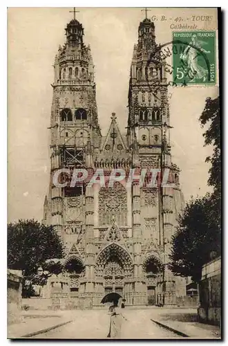 Cartes postales Tours Cathedrale