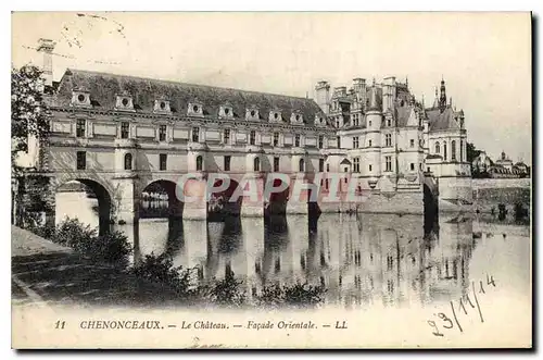 Cartes postales Chenonceaux Le Chateau Facade Orientale