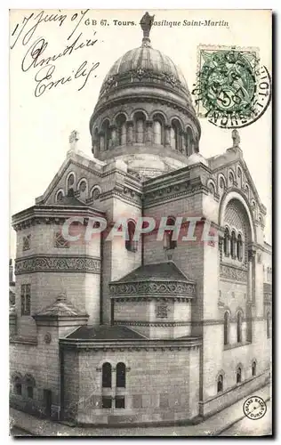 Cartes postales Tours Basilique Saint Martin