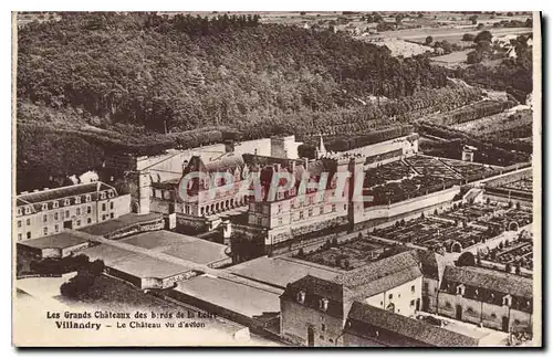 Ansichtskarte AK Villandry Le Chateau vu d'avion