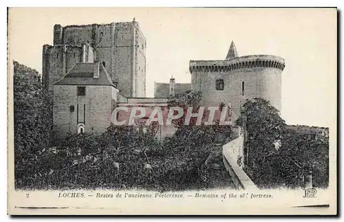 Ansichtskarte AK Loches Restes de l'ancienne Forteresse