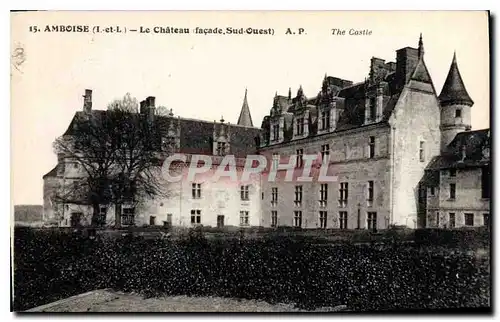 Ansichtskarte AK Amboise Le Chateau facade Sud Ouest