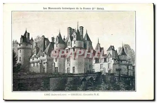 Cartes postales Usse Indre et Loire Chateau Ensemble NE