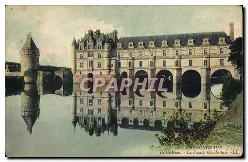 Ansichtskarte AK Chenonceaux Le Chateau La Facade Occidentale